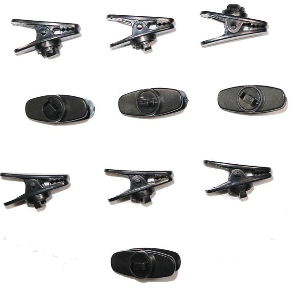 Pro Plastic Grip Clips For Shure Sennheiser ME4 Lavalier Headset Microphone CX Series Earphone Audio Technica Mic