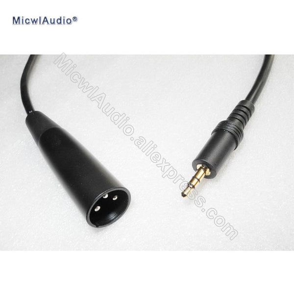 Microfilm Movie & TV Camera Wireless Microphone Cable Standard 3.5mm stereo To XLR Big 3Pin