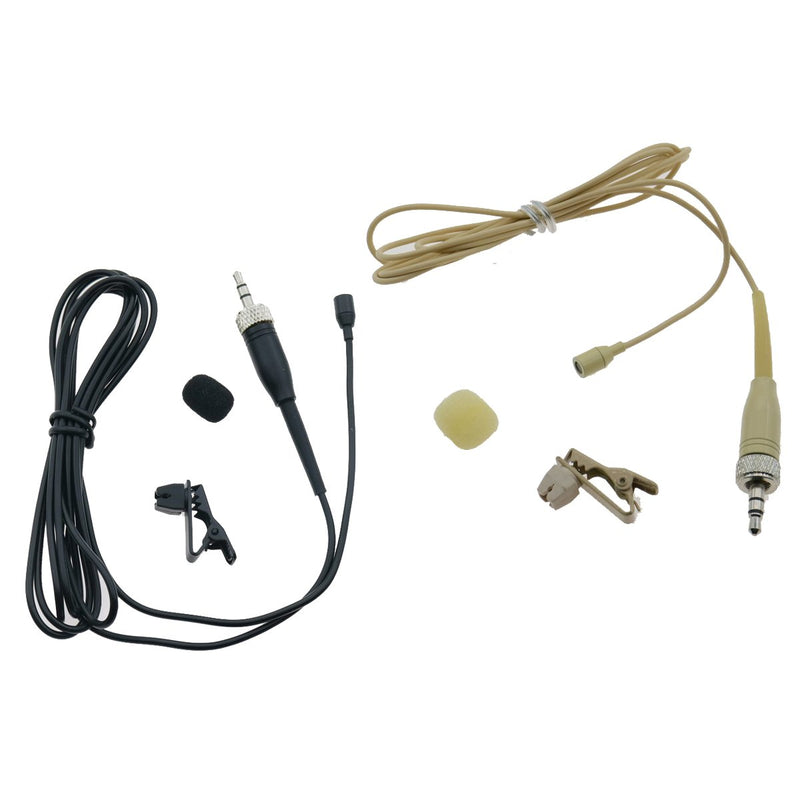 EW300-Sennheiser Mini Clip-On Lavalier Microphone For Sennheiser sk100 ew100 300 500 G2 G3 G4 G5 Wireless BodyPack 3.5mm Lock