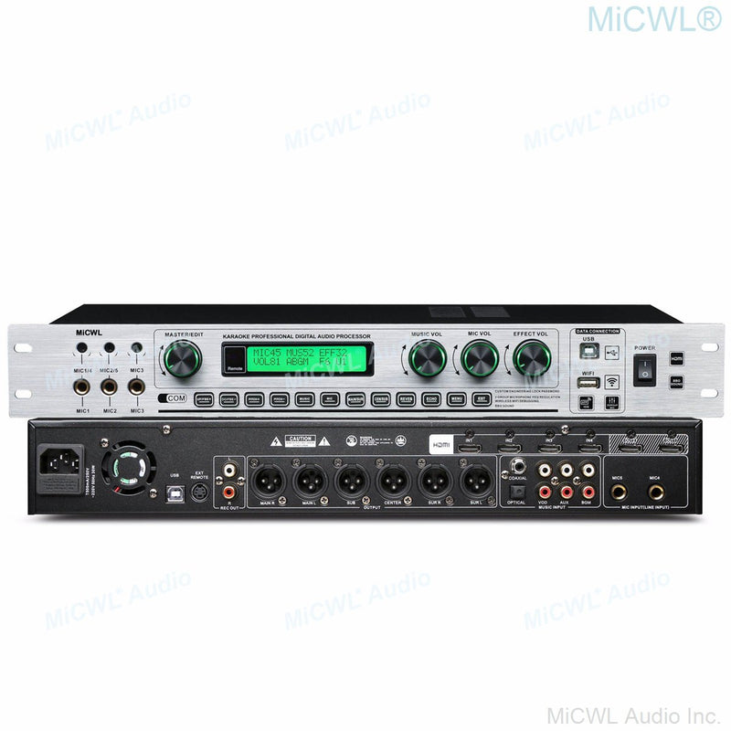 High-End KX600 Digital Decoder HDMI 3 Input 1 Output Studio Effector KX200 Upgrades WiFi PC Software 5.1 Decoding Processor