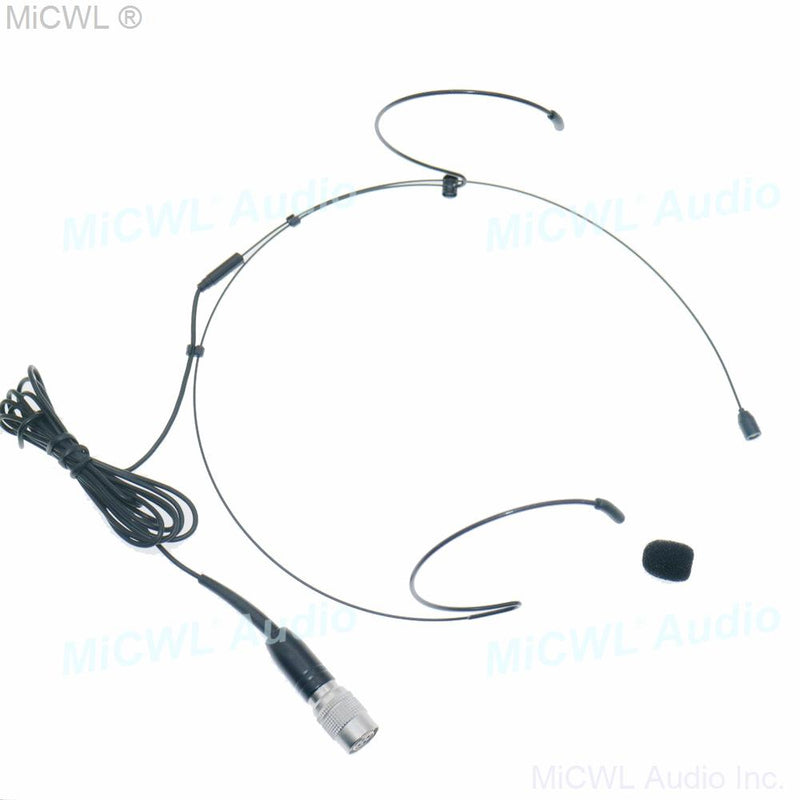 ATW2200 High Quality Headset Microphone For Audio Technica BeltPack Transmitter Black