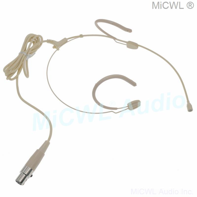 MiCWL C800 Headset Pro Microphone For AKG Samson Gemini Wireless BeltPack Mini XLR 3Pin TA3F Omnidirectional Mic