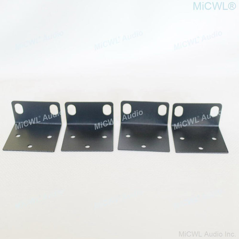 4 Pcs Strong Metal Rack Mount ear Mounting Jointing 16pcs Screw Cap For Frame Box 1U 19" Two Versions