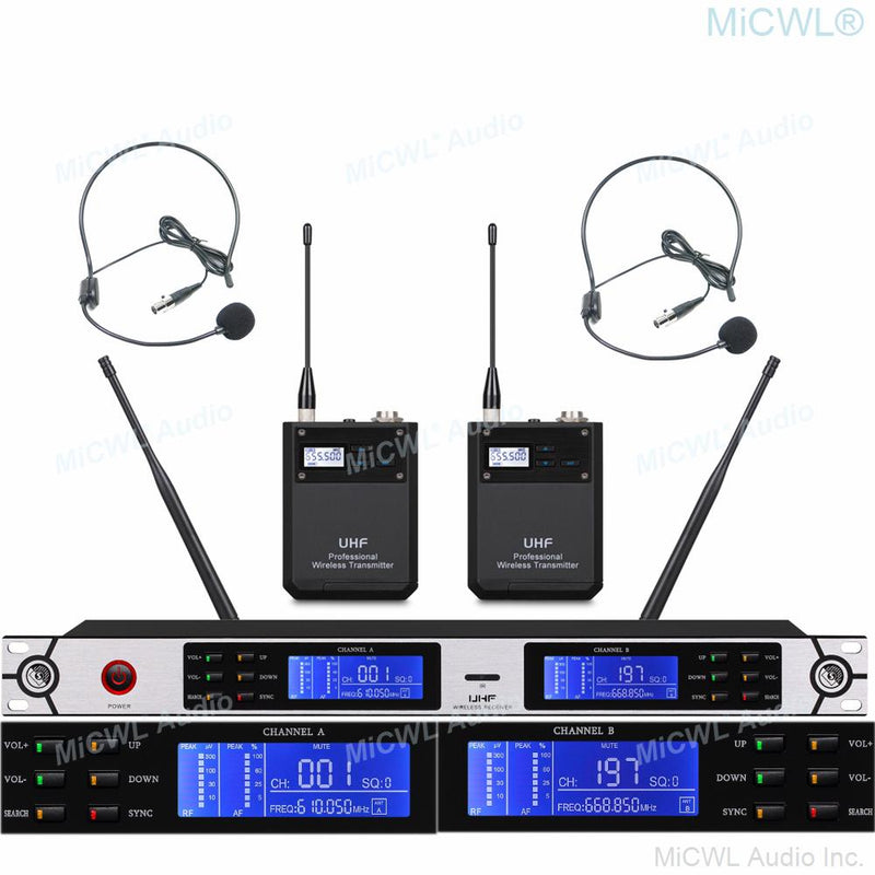 Pro ULXD Digital Wireless Stage Performance 2 Headset Microphone System UR1 Karaoke Studio Voice Sets