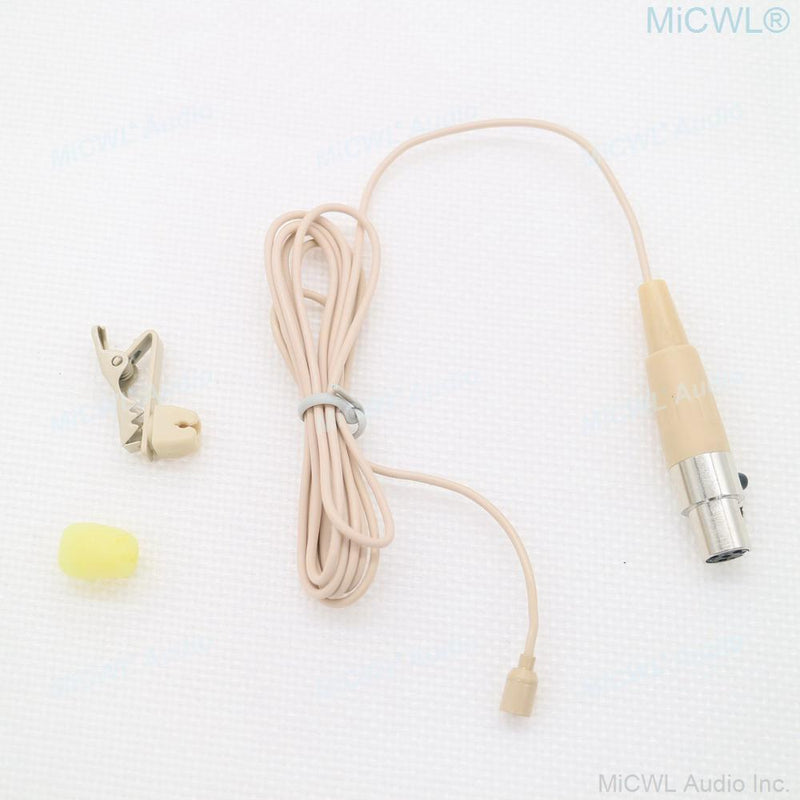 Mini Lapel Lavalier Clip Recording Microphone For Sennheiser Shure TA4F AKG 3Pin Audio-Technica MiPro 3.5mm Jack Wireless System