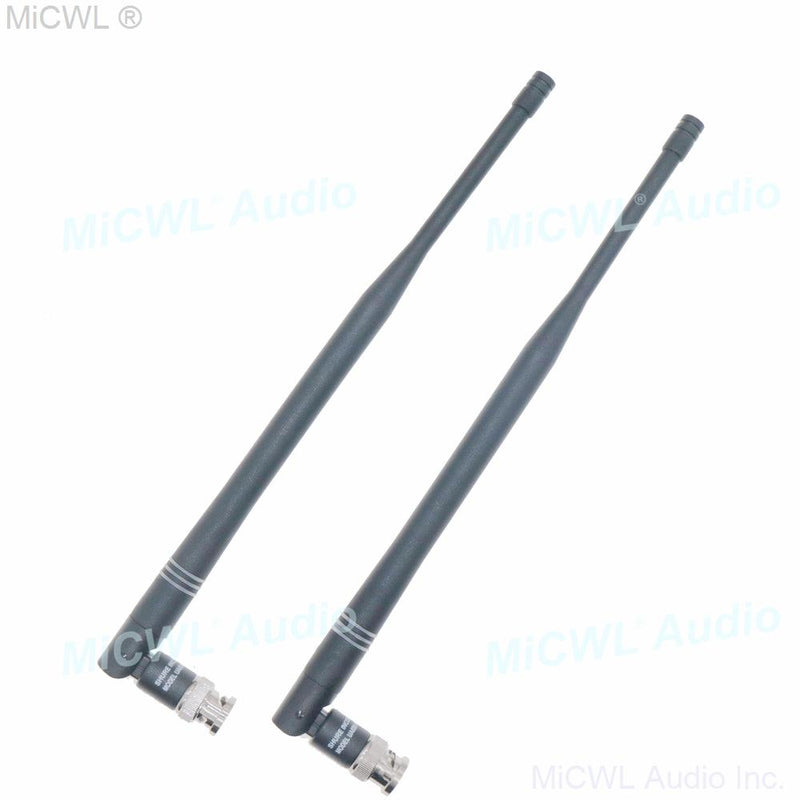 2pcs Screw Bayonet BNC Antenna Aerial for Shure ULX SLX UR24D Sennheiser G2 G3 G4 Wireless Receiver