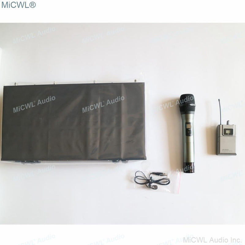 Professional MiCWL D3880 8-Channel Wireless Microphone Meeting Room Training Gooseneck Condenser Mic Independent XLR Connector