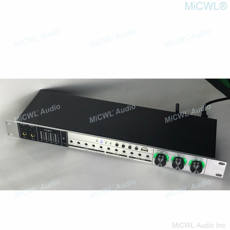 Professional Effector Audio Effects Processor Wireless Wired Microphone USB Digital Sound PreAmps X8 - MiCWL Audio Inc