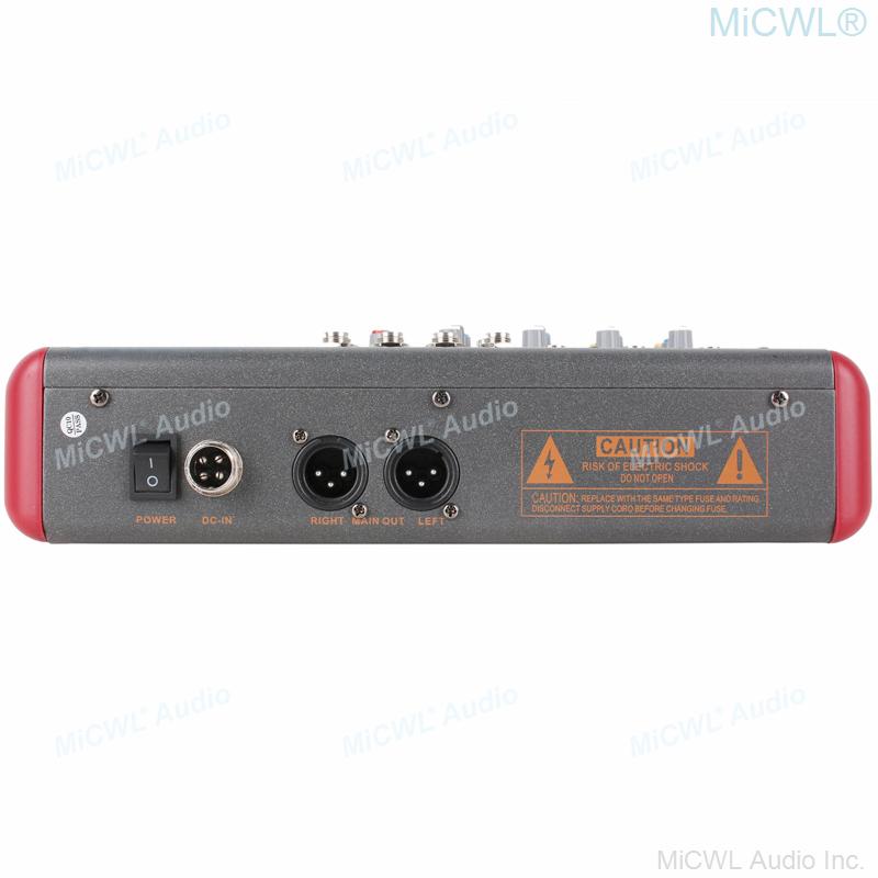 MICWL 9 Channel Live Audio Microphone Mixers Mixing Console De Mixage Consola Stereo Bluetooth XLR 48V Phantom Power Sound Card