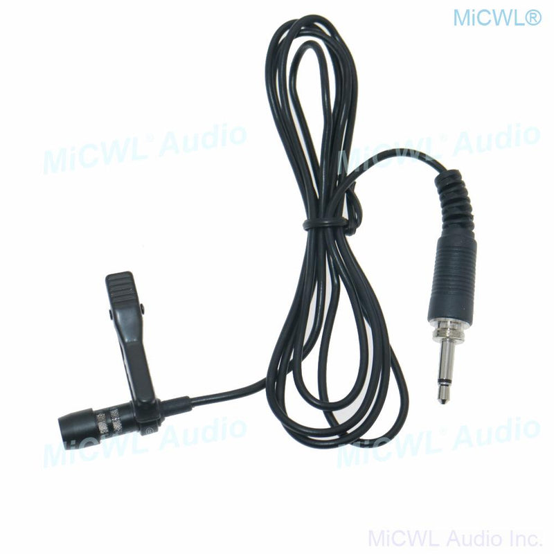 MiCWL T60 Best Tie Clip-On Lavalier Microphone For Sennheiser Shure AKG Audio-Technica MiPro Samson Wireless System 2m Cable