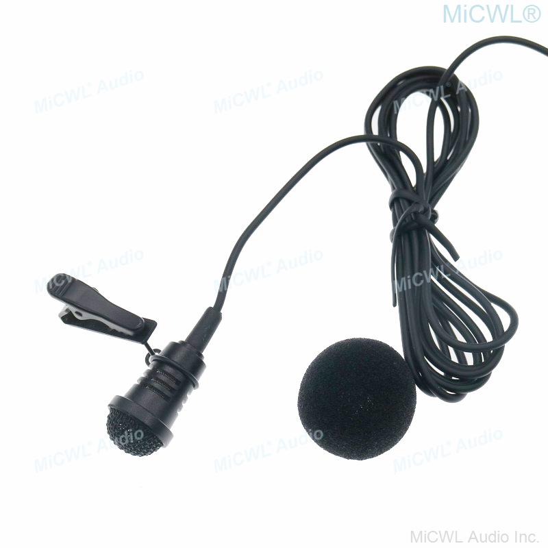 Top Quality ME4 Lavalier Lapel Tie Clip Cardioid Microphone For Sennheiser MiPro Shure TA4F 3Pin Audio-Technica 3.5mm Stereo