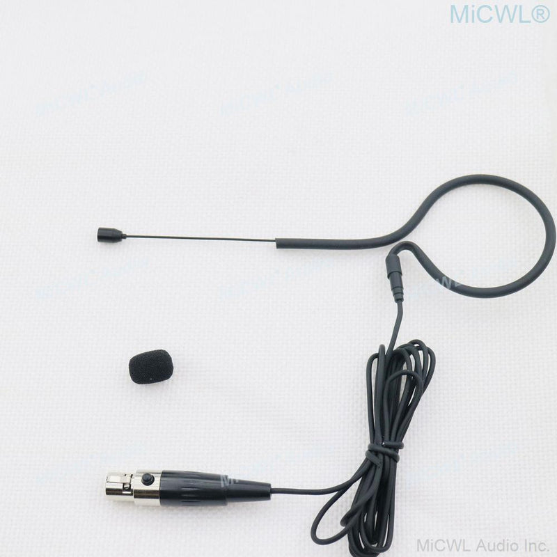 TA4F Black Single earset Headset Microphone For Shure Wireless BeltPack System All-Directional Mics Mini XLR