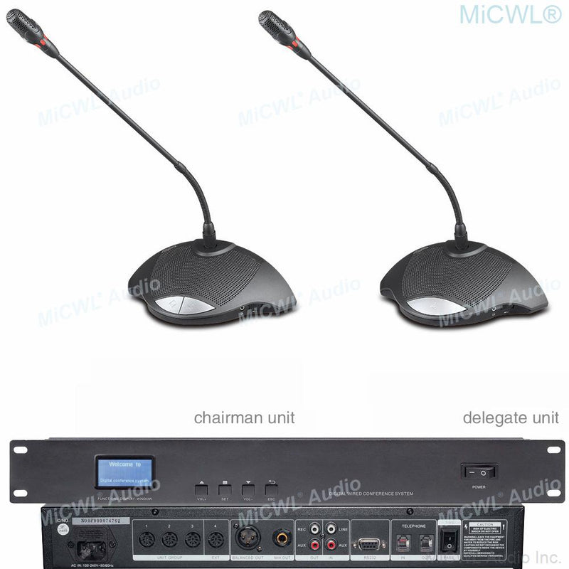 Hign-end CCS900 Digital Conference Microphone System President Delegate Desktop Gooseneck Built-in speaker Mic MiCWL A351M-A01