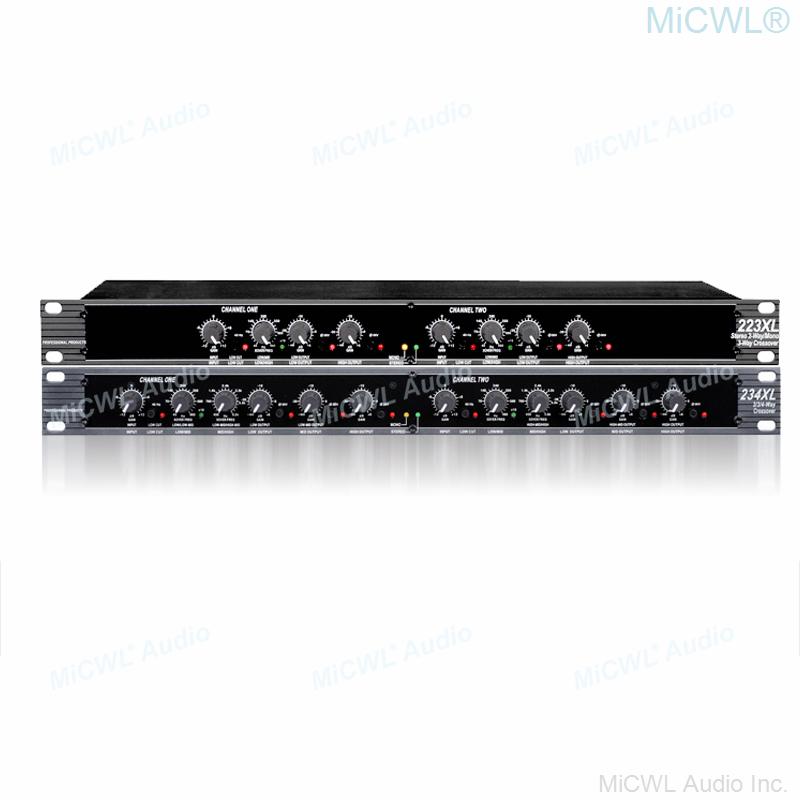 Professional 3 Channel Frequency Divider 2 Way Counter-Down Bass Stereo Digital Signal Processor