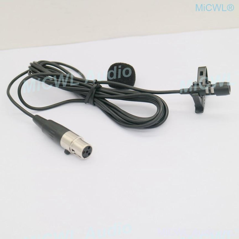 Black B787 Omnidirectional Uni-diectivity Tie Clips Lavalier Microphone For Shure SLX ULX PGX UT QLX GLX KCX Wireless BeltPack