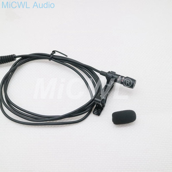 Omni-directional Lavalier Lapel Microphone Collar Clip Tie Condenser Conference  For Sennheiser Shure AKG Audio Technica