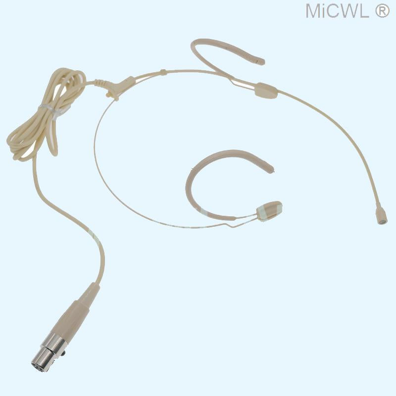 CS99 Beige High Quality Headset Omnidirectional Microphone Cardioid Microfone For Shure ULX SLX PGX QLX GLX UR24D Wireless TA4F