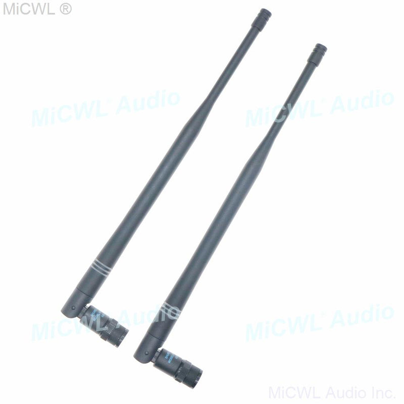 A Pair UA820 Bayonet BNC Antenna Aerial for Shure Wireless Receiver Host 470-542MHz 554-590MHz 638-698MHz 610-680MHz 774-865MHz