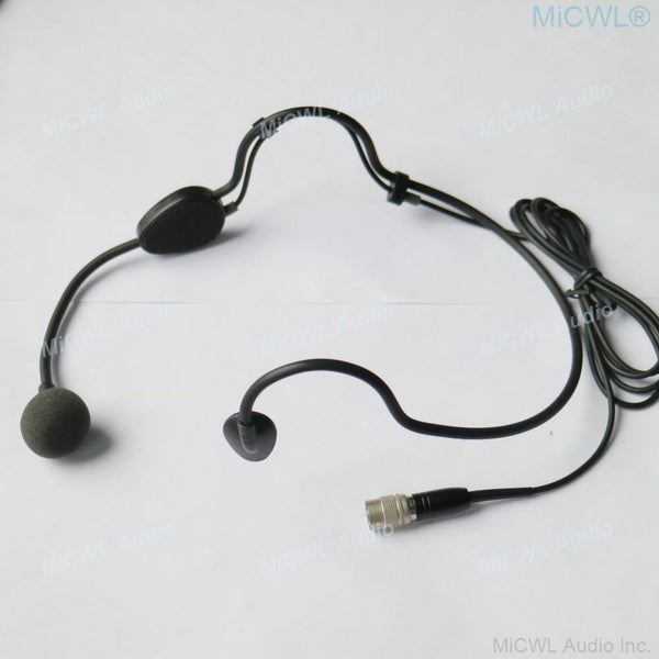 ME3 Black Head Wear Headset Microphone For Audio-Technica Wireless System Cardioid Hirose Mics 4Pin Lock Connector