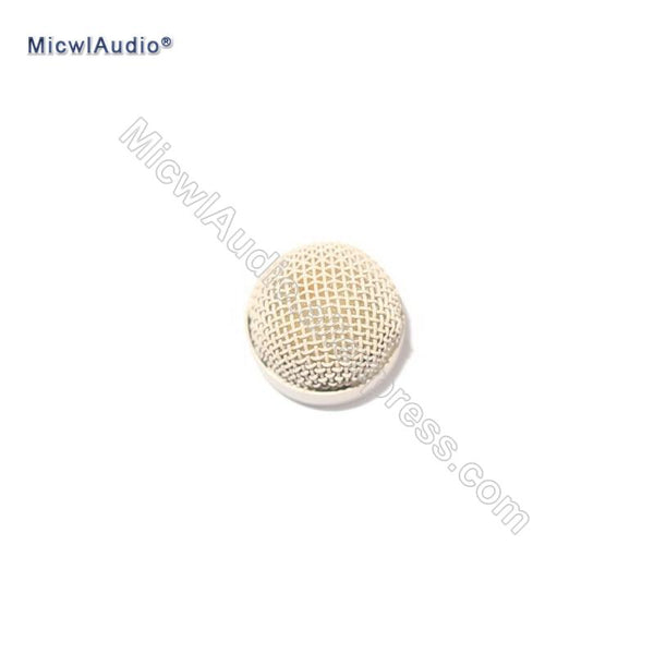 5Pcs Lavalier Mic metallic Cover Foam Clip Lapel Microphone Windscreen Beige Black Cap for Sennheiser ME2 Shot Wind Protection