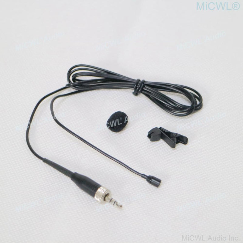 EW300-Sennheiser Mini Clip-On Lavalier Microphone For Sennheiser sk100 ew100 300 500 G2 G3 G4 G5 Wireless BodyPack 3.5mm Lock