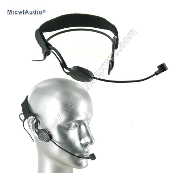 Headworn Condenser ME3 Microphone Headset For AKG Shure Senheiser and  Audio Technical Wireless MicwlAudio 005 Black