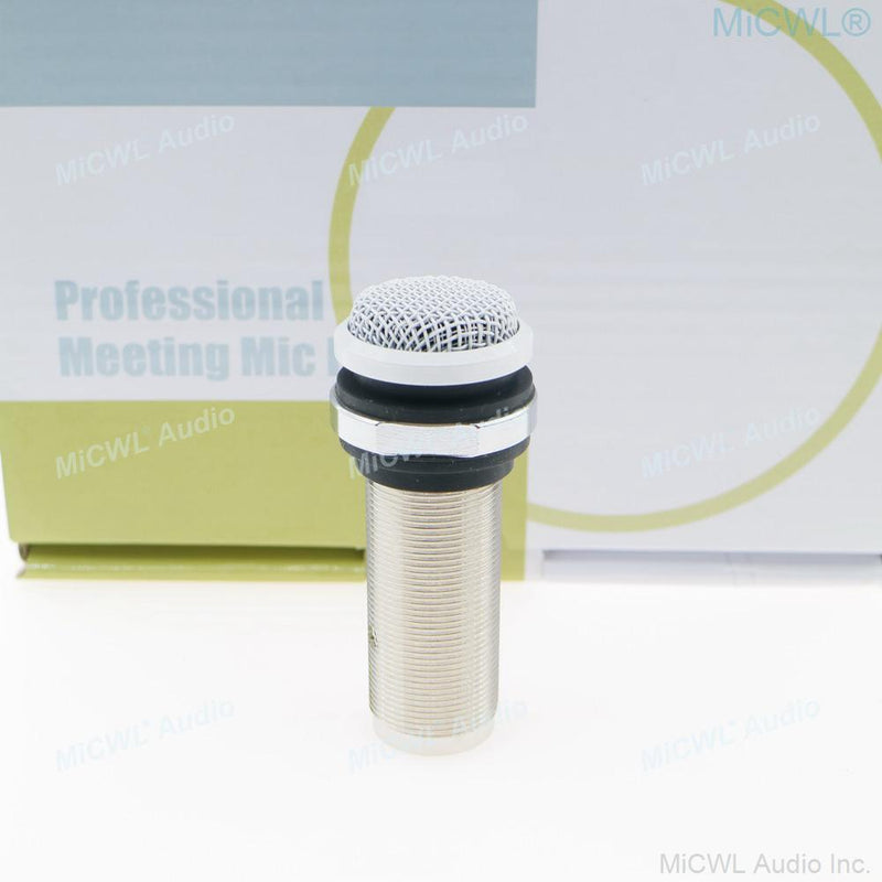 High Technology ES945 Cardioid Ceiling Hanging Omnidirectional Microphone For Stage Meeting Room Musical Pantomime White