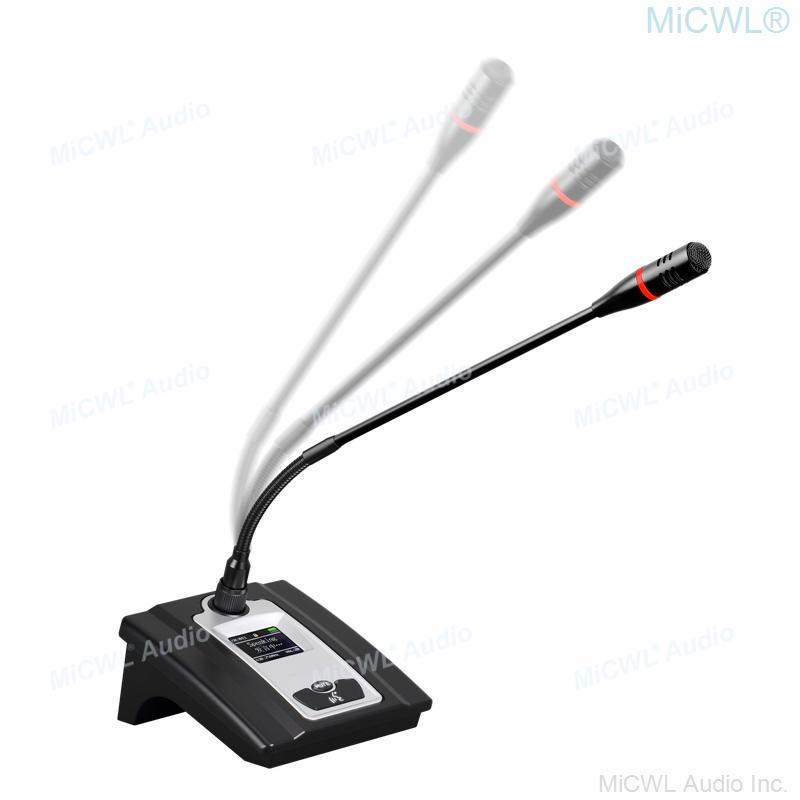 MiCWL 4 Karaoke Digital Wireless Microphones Microfone System True diversity 4 Antenna Large Range 4 Handheld 4 Gooseneck Mic