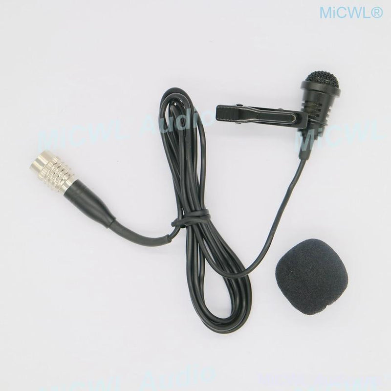 Black ME4 Tie Clips Lavalier Lapel Microphone For Audio-Technica Wireless