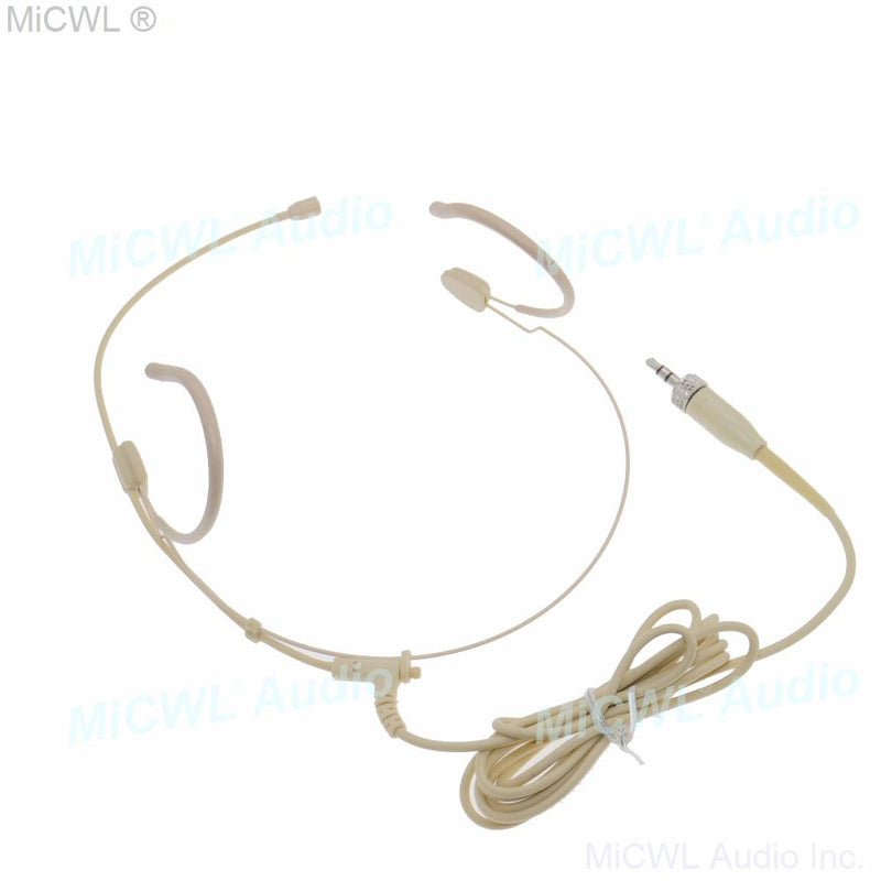 Left right Wearing Headset Microphone For Sennheiser EM100 G3 G4 G5 Wireless BeltPack Mike Audio System