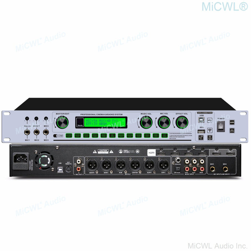 High-End KX600 Digital Decoder HDMI 3 Input 1 Output Studio Effector KX200 Upgrades WiFi PC Software 5.1 Decoding Processor