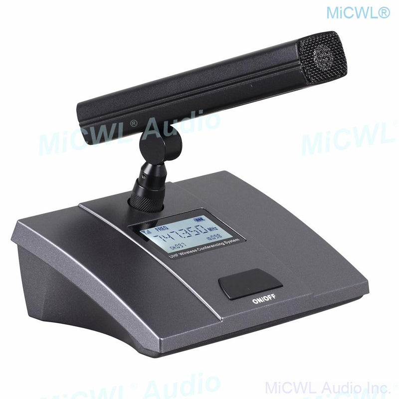 MiCWL U8800 High Sensitivity Cardioid Condenser Microphone 8 Table Gooseneck System 8 XLR 3Pin 6.35mm Balanced Output