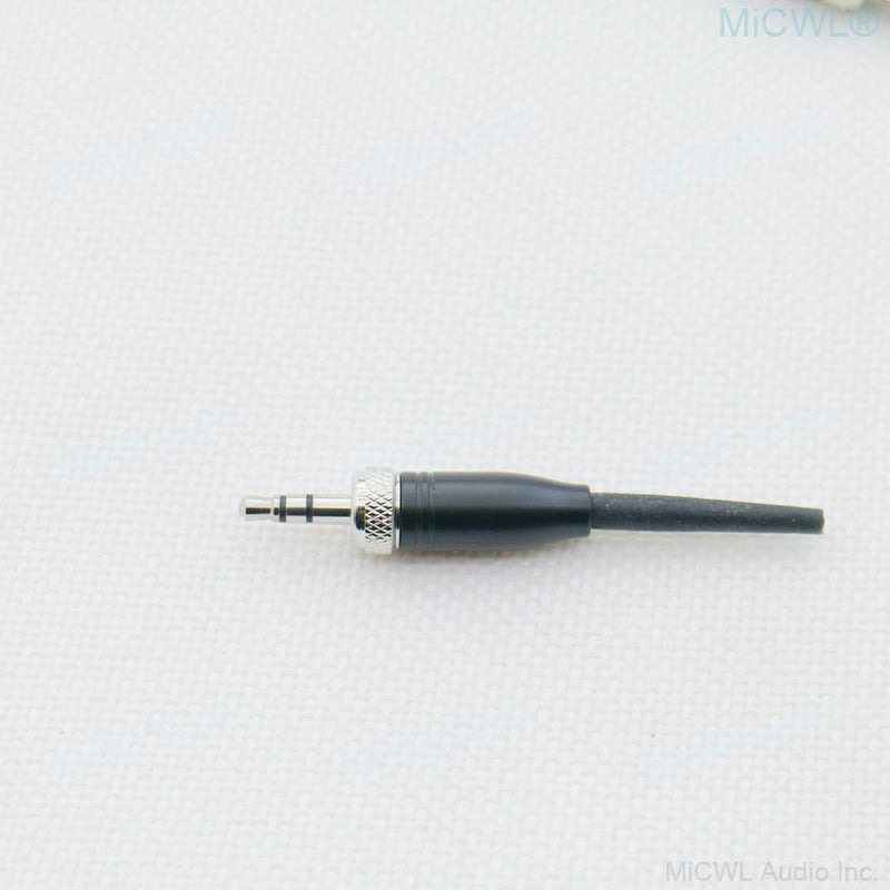 Metal 3.5mm 1/8" Stereo Screw Lock Connector Microphone Adapter Plugs For Sony Sennheiser Headset Lavalier Lapel Parts