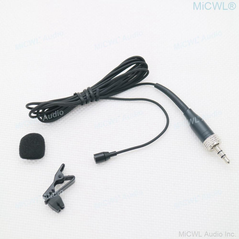 EW300-Sennheiser Mini Clip-On Lavalier Microphone For Sennheiser sk100 ew100 300 500 G2 G3 G4 G5 Wireless BodyPack 3.5mm Lock