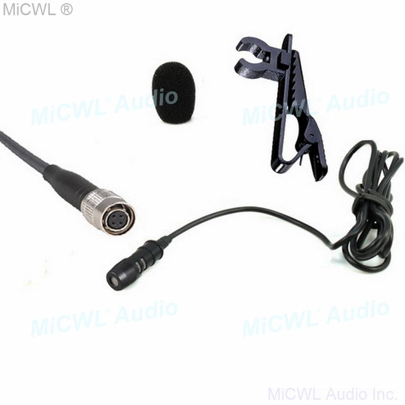 Cardioid Clip-On Lavalier Microphone For Audio-Technica Wireless New Version 2m Wire MiCWL AT60