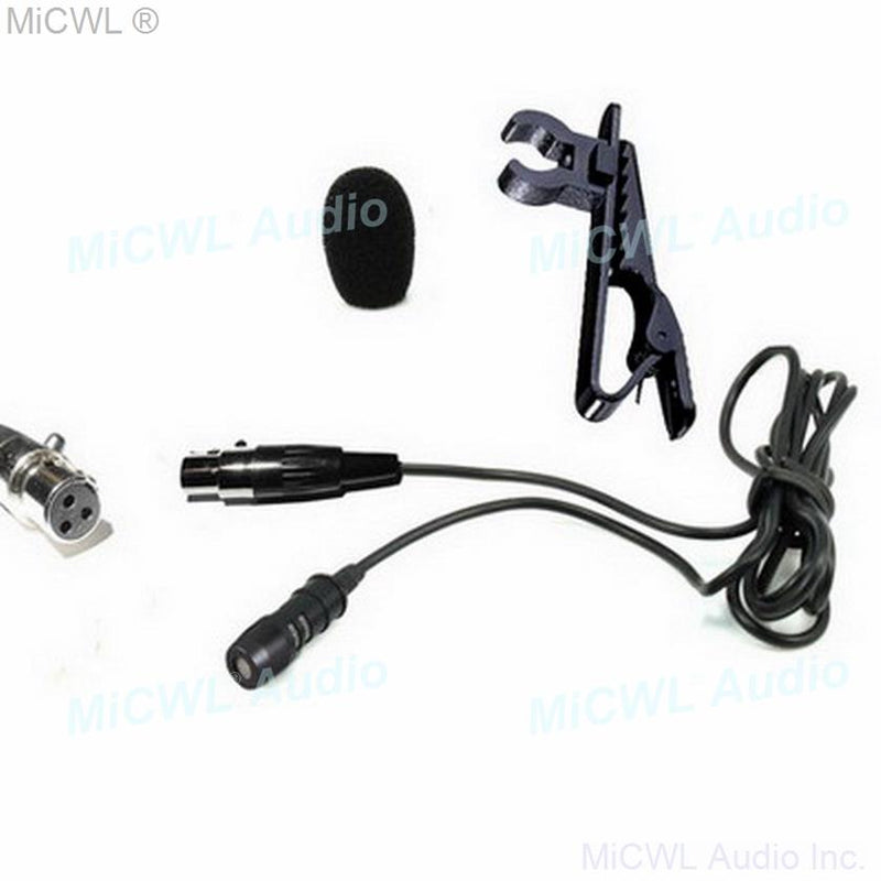 First-rate Cardioid Clip-On Lavalier Microphone For AKG Samson Lapel Wireless New Version XLR 3Pin Mini Plug MiCWL A18