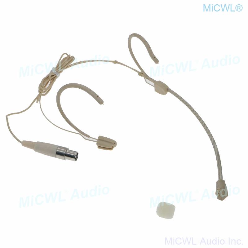 New Generation Unidirectional Earset Headset Microphone For Shure Wireless BeltPack Transmitter Cardioid Mic TA4F mini