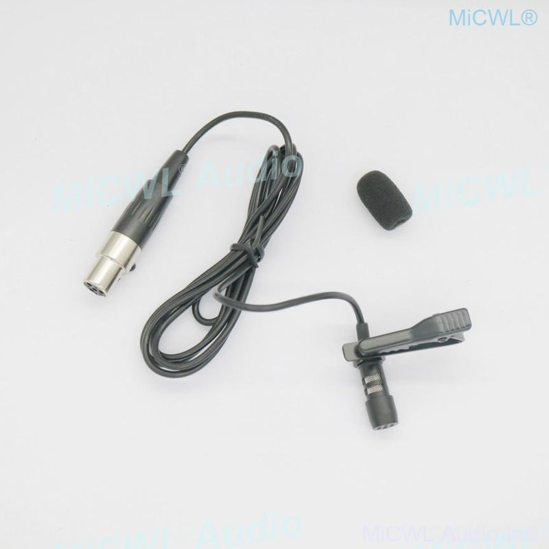 Black B787 Omnidirectional Uni-diectivity Tie Clips Lavalier Microphone For Shure SLX ULX PGX UT QLX GLX KCX Wireless BeltPack