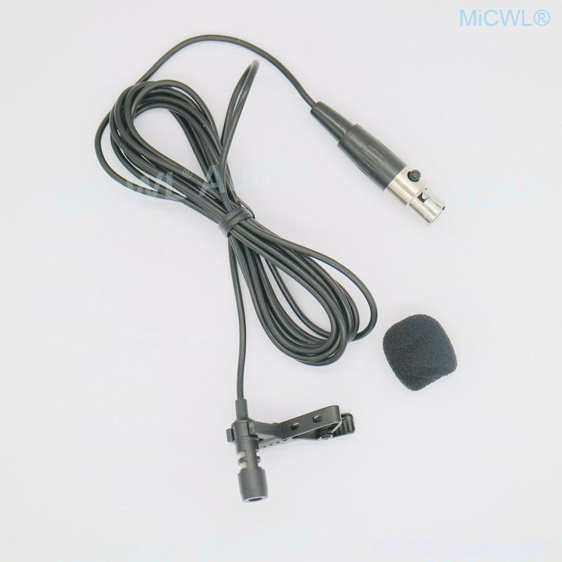 Hot Sell Tie Clip Lapel Microphones for Shure UR24D ULX GLX SLX UT PGX Lavalier Wireless Audio System mini XLR 4Pin MiCWL T60