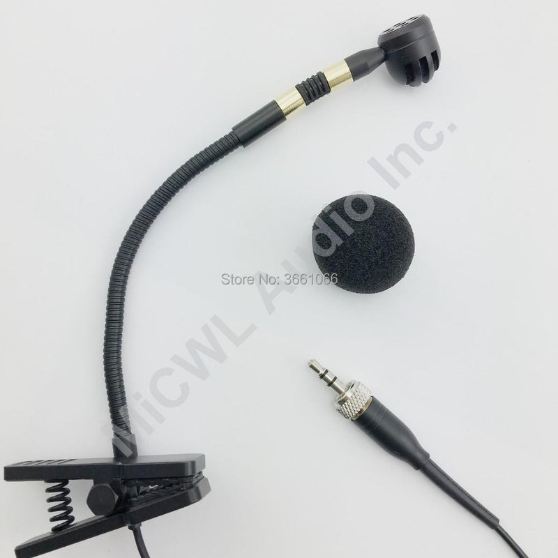 Pro Saxophone Violin Trumpet Instrument Microphone For Sennheiser G1 G2 G3 Wireless 3.5mm Lock Jack Shure ULX SLX AKG Samson