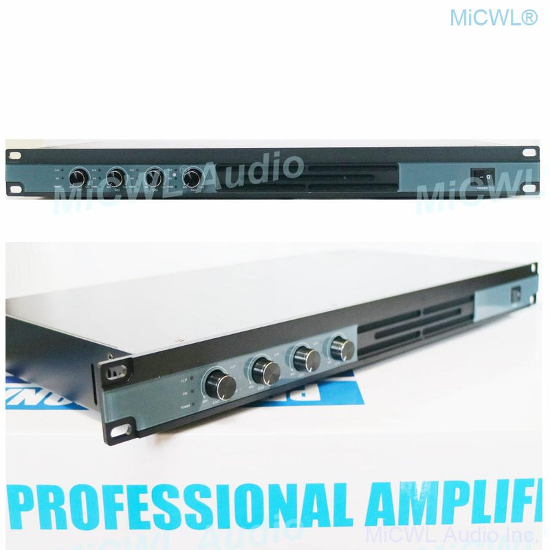 MiCWL Audio 5200W Digital Power Amplifier 4 Channel Karaoke Stage Audio Microphones Speaker AMP 4 x 650W Amplifier 6400 Watt