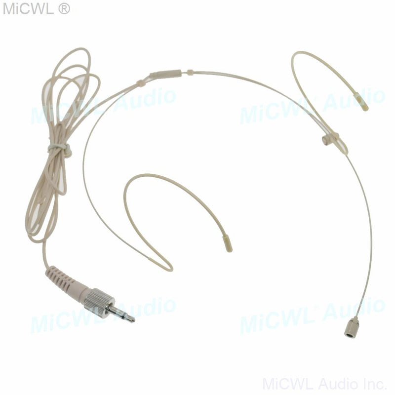 Hidden Authentic MiCWL Headset Audio Microphone For Sennheiser G2 G3 G4 G5 Wireless Mike System 3.5mm Jack Lock